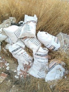 Basura y naturaleza periurbana.