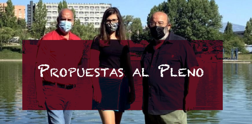 Propuestas al Pleno de septiembre