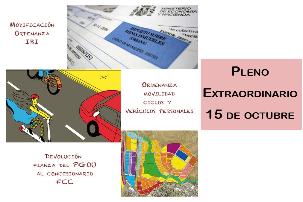 Ganemos propone alternativas a las ordenanzas del IBI y de Movilidad